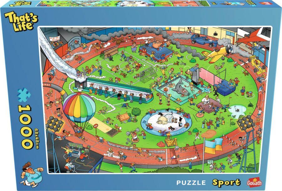 Goliath That's Life: Sport Edition 1000 Puzzelstukjes Legpuzzel (68x48cm)
