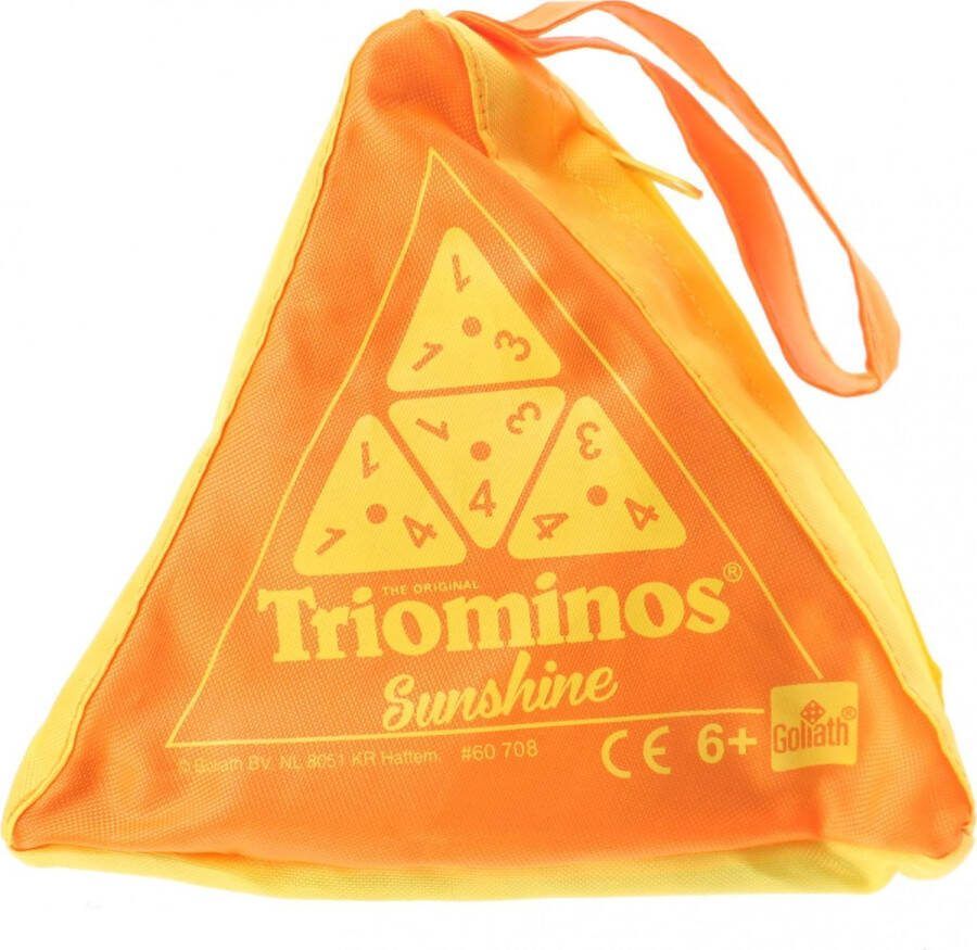 Goliath Triominos Sunshine oranje 24 stenen