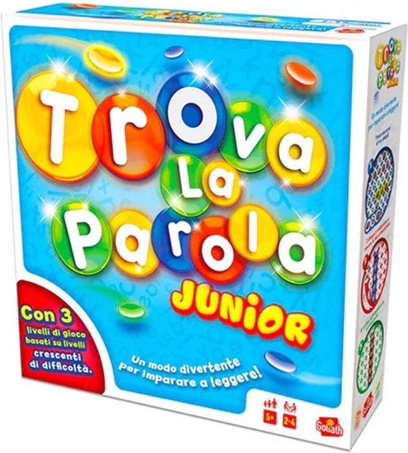 Goliath Trova La Parola Junior (Gioco Da Tavolo) Woordzoeker Junior Italiaanse uitvoering