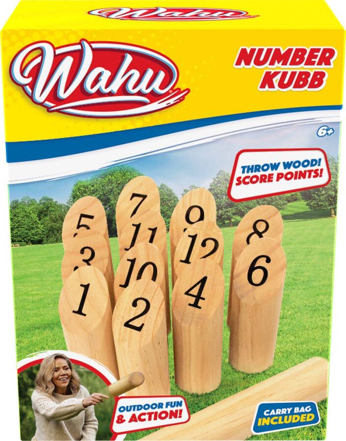 Goliath Wahu Numbers Kubb Werpspel