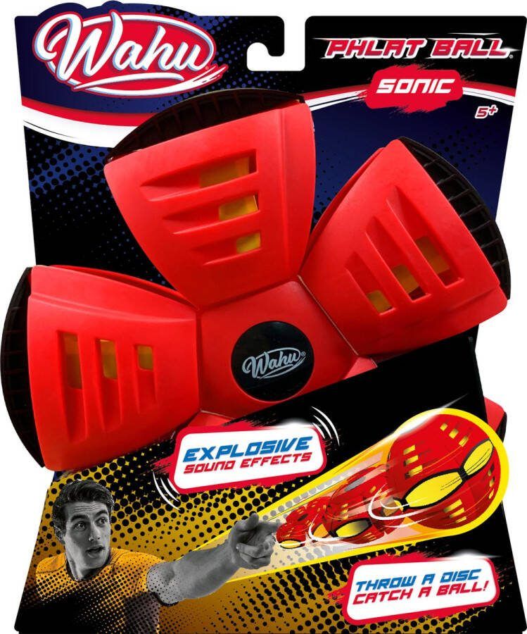 Goliath Wahu Phlat Ball Sonic Vang- en werpspel Rood Met geluidseffecten