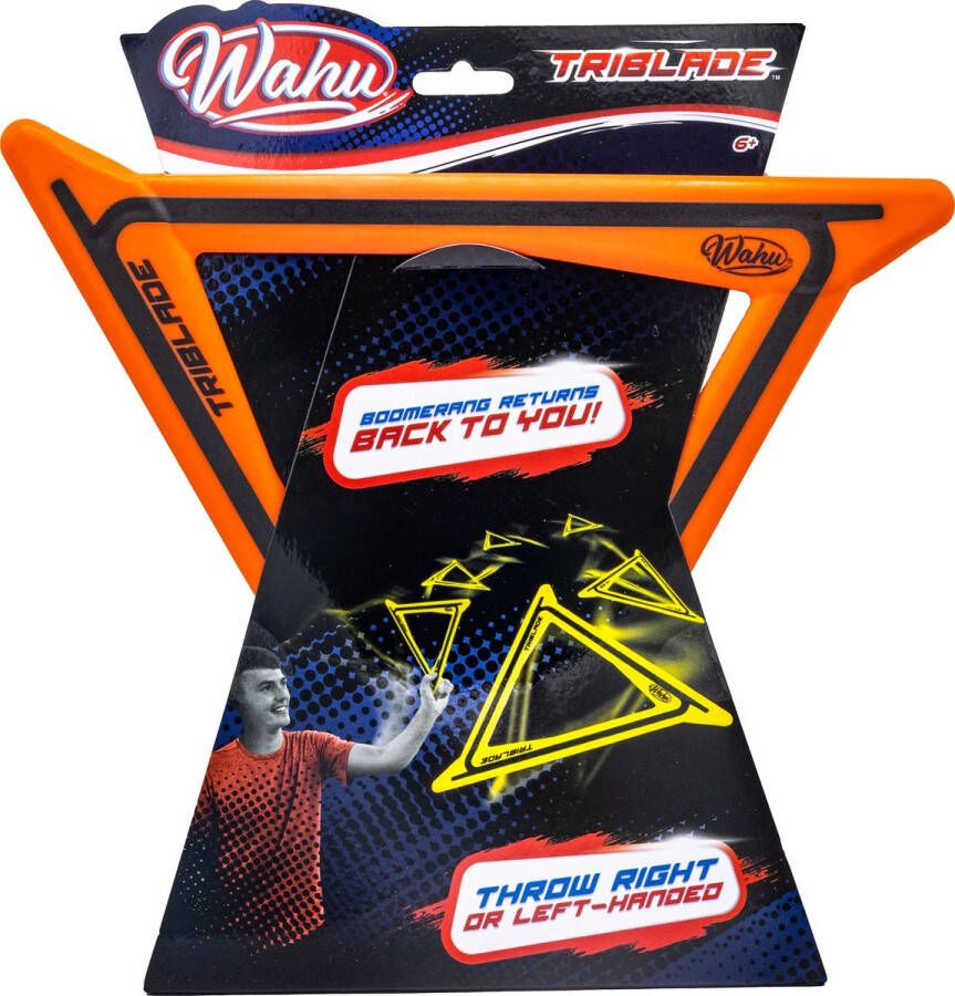 Goliath WAHU Sports Aeroflyt Triblade Fast Flying Boomerang Action Rood