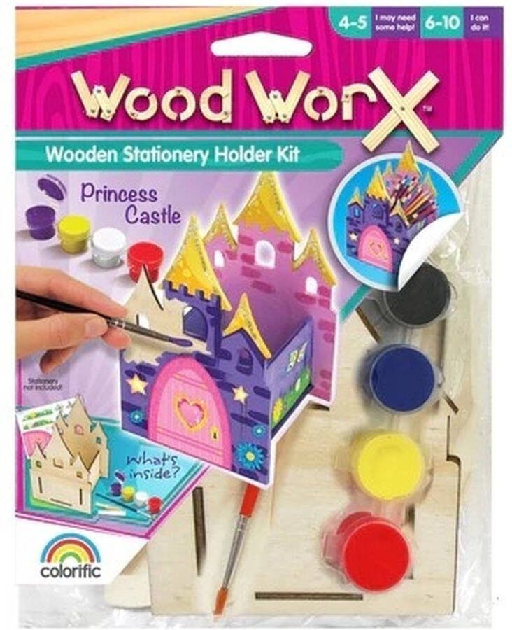 Goliath Wood WorX Castle Stationery Holder Craft Kit