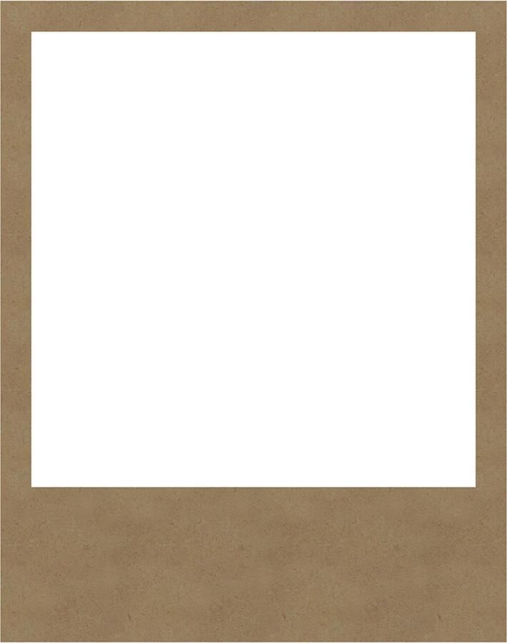 Gomille MDF Figuur 49x62 cm Photobooth Lijst Polaroid