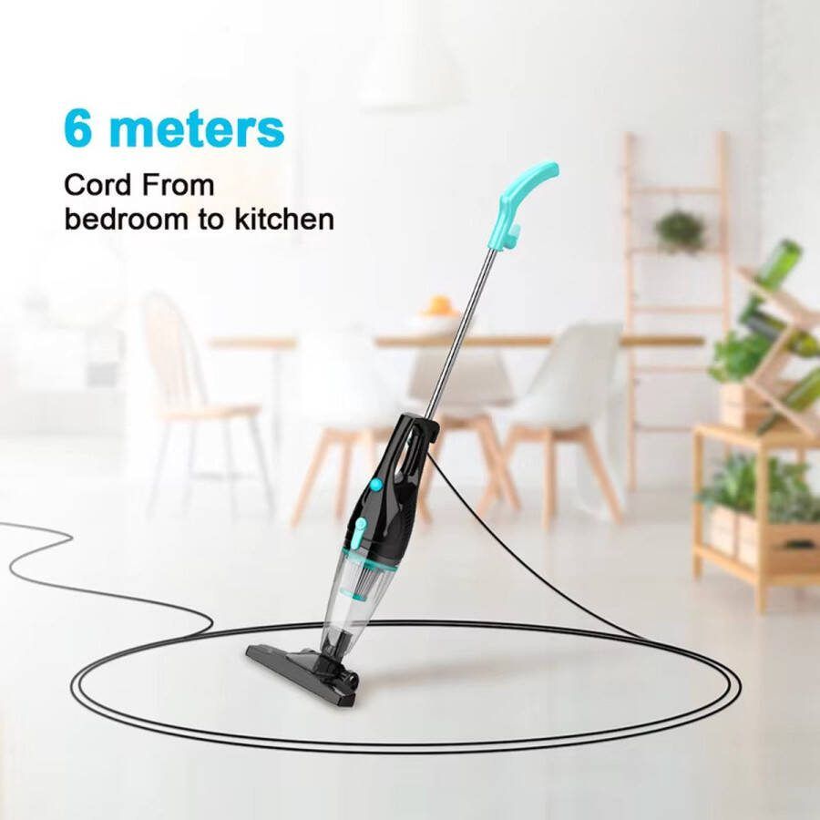 GoMyShop.nl Steelstofzuiger Met 6M Kabel 9 In 1 Zakloos Lichtgewicht Stofzuiger Voor Huisdierenhaar Harde Vloer Taptijt Auto Laptop Raamdecoratie