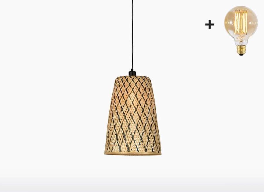 GOOD&MOJO Good & Mojo Hanglamp KALIMANTAN Bamboe Small Product Met gloeilamp: Nee