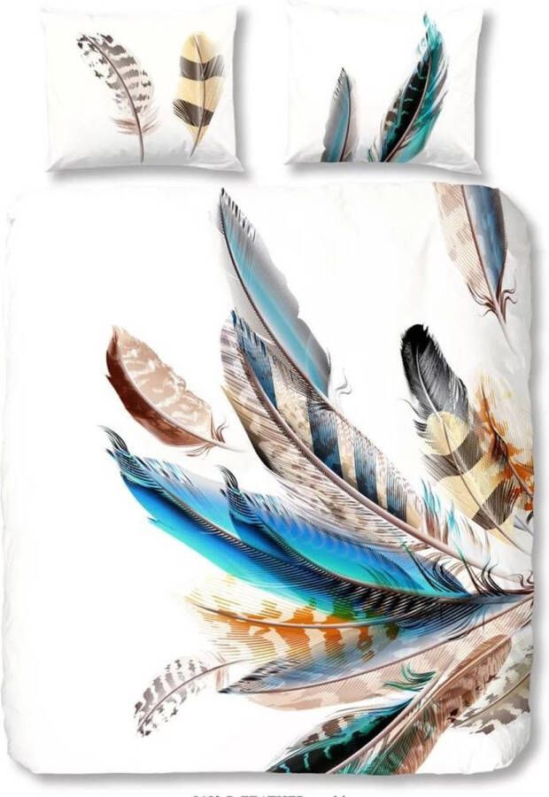 Good Morning 5452-P Feather dekbedovertrek eenpersoons 140x200 220 cm katoen multi