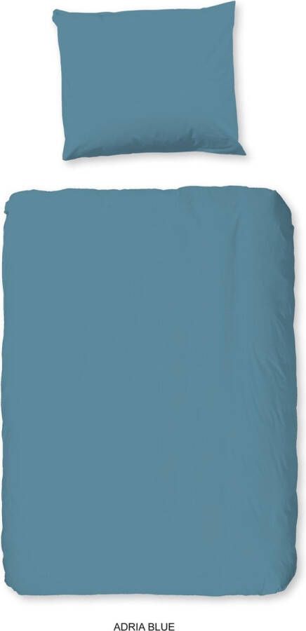 Good Morning Dekbedovertrek 100x135+1-40x60 cotton easy care adria blue