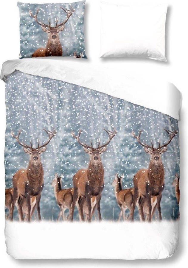 Good Morning Dekbedovertrek Deer 240x200 220 100% Katoen Grijs