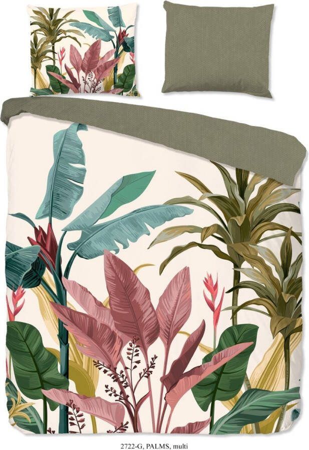 Good Morning " Palms Dekbedovertrek 200 x 220 cm Multi "