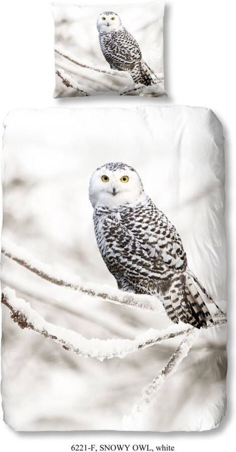 Good Morning Dekbedovertrek SNOWY OWL 135x200 cm flanel