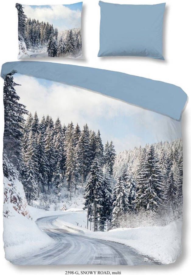 Good Morning Flanel -Dekbedovertrek Snowy 240 x 200 220 cm + 2 kussenslopen
