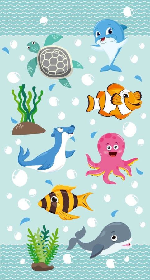 Good morning Strandlaken Seaworld met schattige zeedieren droogt snel kinderen (1 stuk)