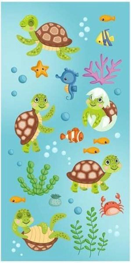 Good morning Strandlaken Turtles Badlaken met schildpaddenmotief droogt snel kinderen (1 stuk)