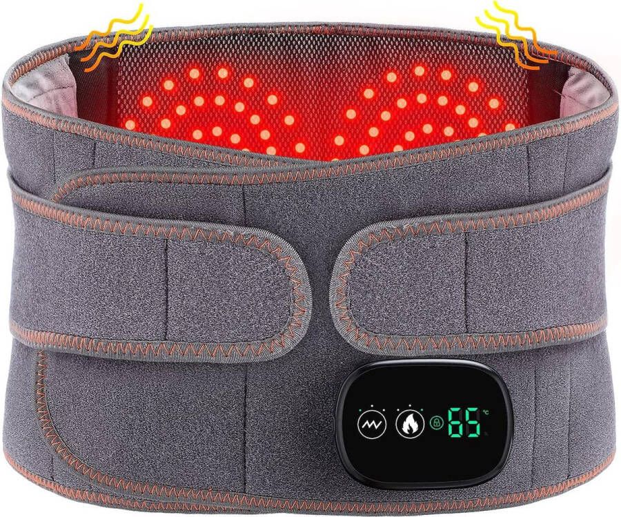 Good4You Draagbare Infrarood Rugband Onderrug Schouders Benen Infraroodtherapie Afslankband Fitness belt Warmteband Rood licht therapie