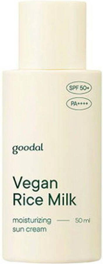 GOODAL vegan rice milk moisturizing sun cream spf 50+ 50ml