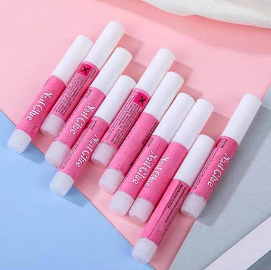 Goodbitz Nagellijm 20 stuks à 1 gram Lijm nagels Lijm kunstnagels Lijm tips Nagellijm voor nepnagels Nagellijm voor tips Nagellijm voor kunstnagel Nagellijm steentjes Tiplijm Nail glue tips Tip lijm kunstnagels