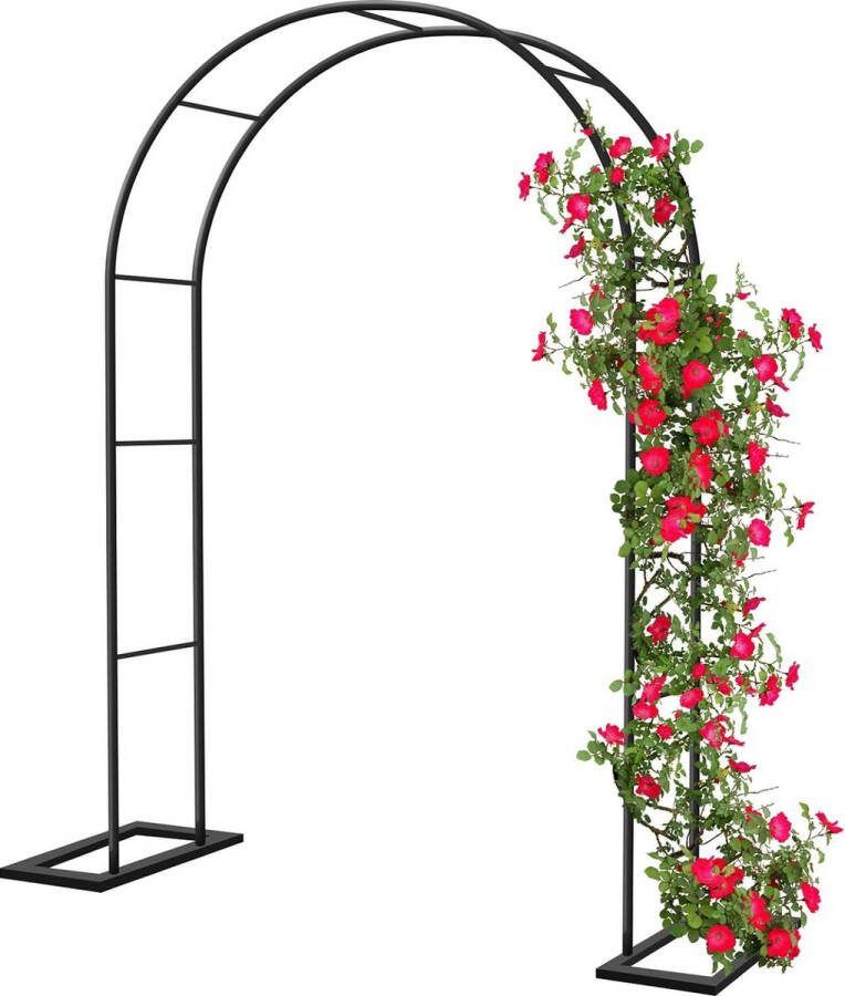 Goodivery Freestanding Metalen Rozenboog voor Tuin Versiering en Klimplanten Ondersteuning