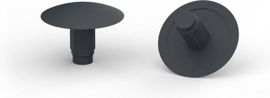 GoodlineNL 10 stuks 2 5mm Premium Afdekdopjes voor Kopgat Schroeven Antracietgrijs RAL 7016