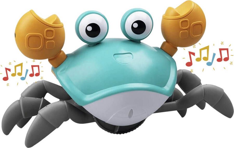 GoodsFrom Lopende Krab Peuter speelgoed Baby speelgoed Walking Crab Bewegend Speelgoed kinderen -baby's Educatief Peuter speelgoed Blauw