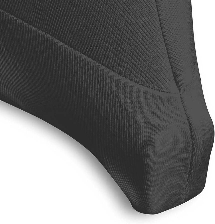 Merkloos Statafelrok Zwart x 2 – ∅80-85 x 110 cm – Stretch 2 stuks – Tafelrok voor Statafel Geschikt voor feesten en partijen Sta Tafel Hoes Staantafelhoes Cocktailparty