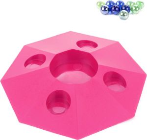 GoPlay Roze knikkerpot met knikkers 22 cm Speelgoed knikker pot vulkaan Knikkeren