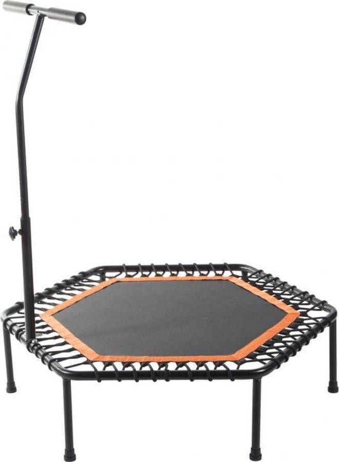 Gorilla Sports Fitness Trampoline Oranje ø 100 cm Met verstelbaar handvat