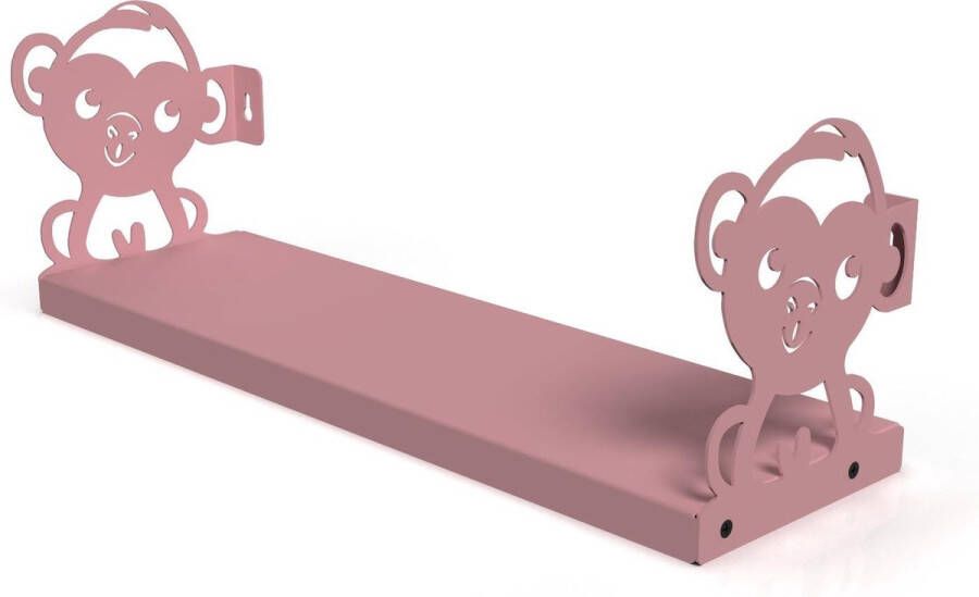 Gorillz Monkey Kids Kinderkamer Boekenplank Product Color: Roze