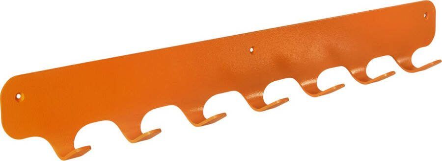 Gorillz Rounded Seven Wandkapstok 7 Kapstok Haken 67 Cm Oranje