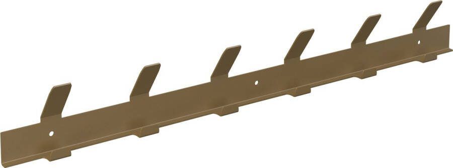 Gorillz Trim 50 Goud Kapstok Wandkapstok Goud 12 Kapstok Haken (lengte) 55 Cm Metaal Gold