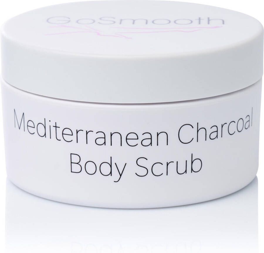 GoSmooth Mediterranean Charcoal Body Scrub Parabeen en SLS vrij 200 ml