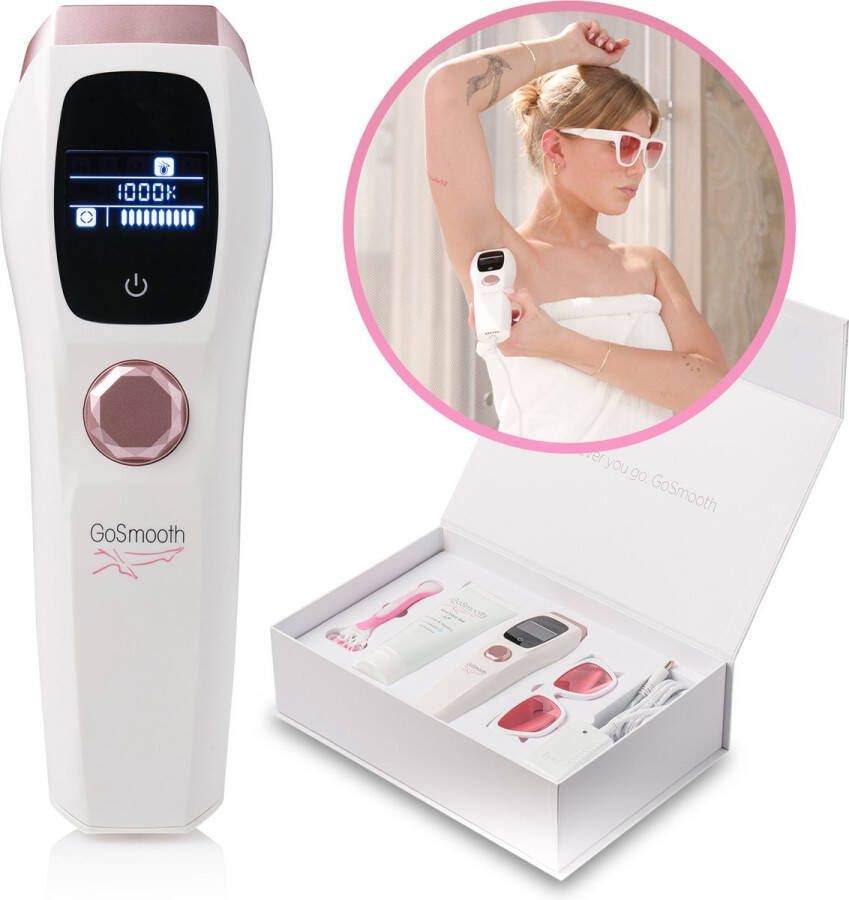 GoSmooth IPL Laser Ontharingsapparaat Pro IPL Laser Ontharing 10 Standen