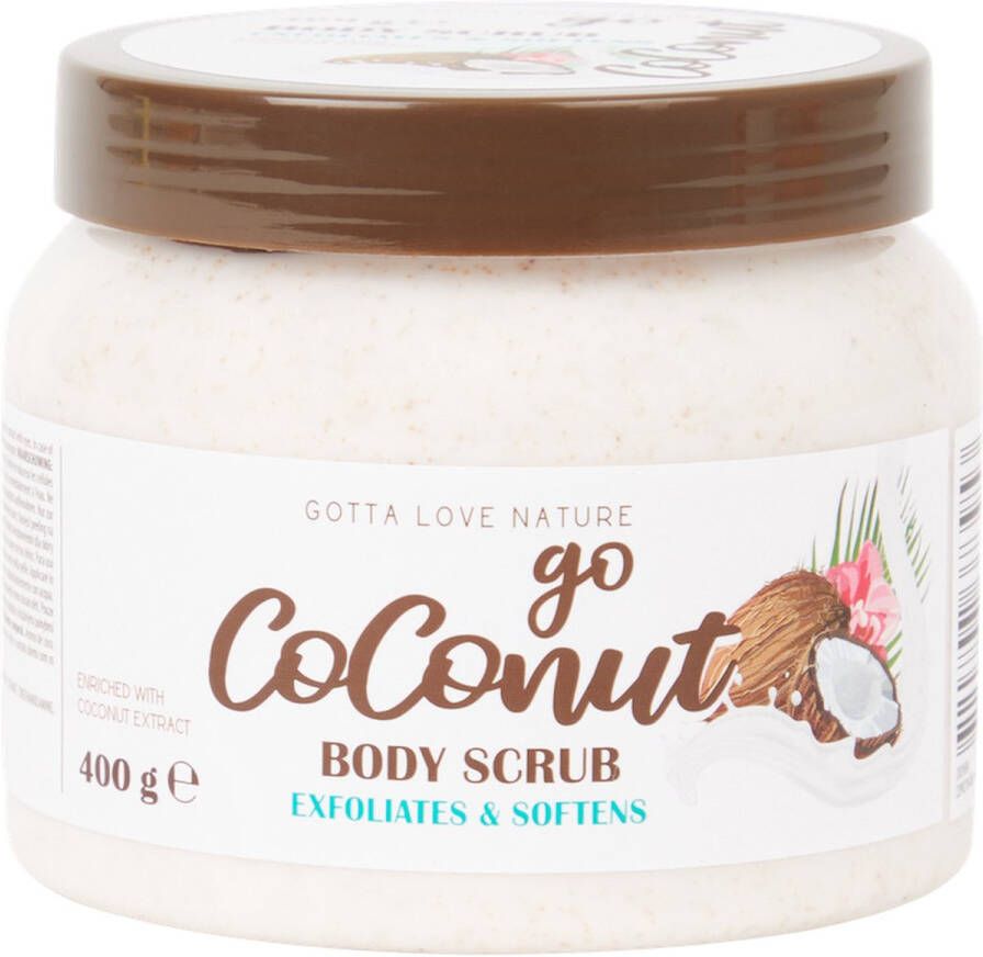 Gotta Love Nature Coconut body scrub 400 ml – Gotta Love Nature