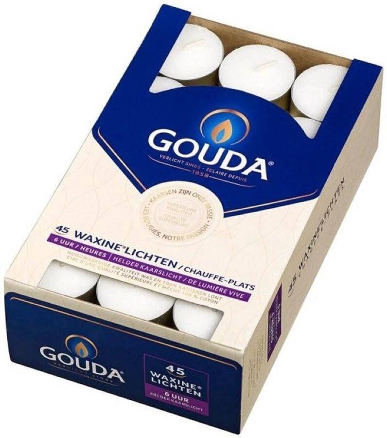 Gouda Waxinelicht theelicht 6 uur theelichtjes