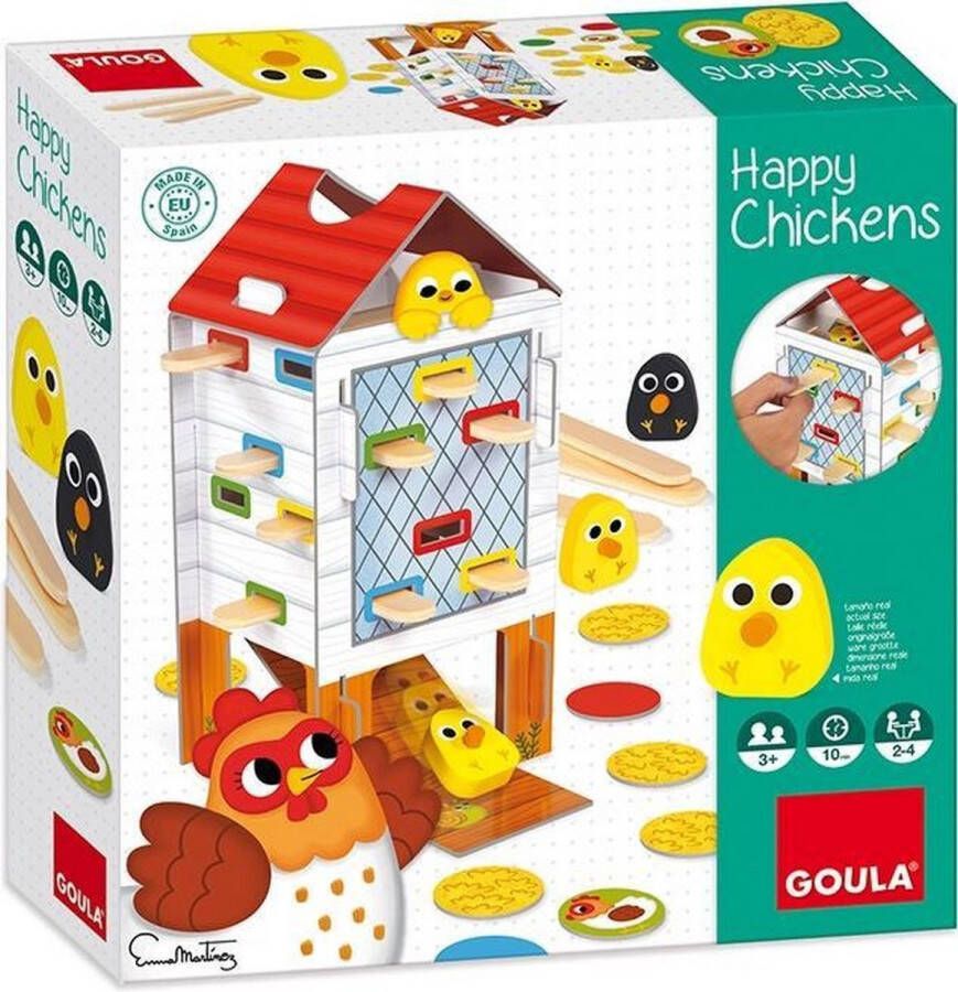 Goula Jumbo Happy Chickens Educatief Spel