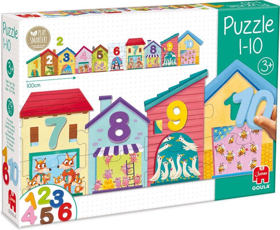 Goula Jumbo Telpuzzel 1-10 Kinderpuzzel