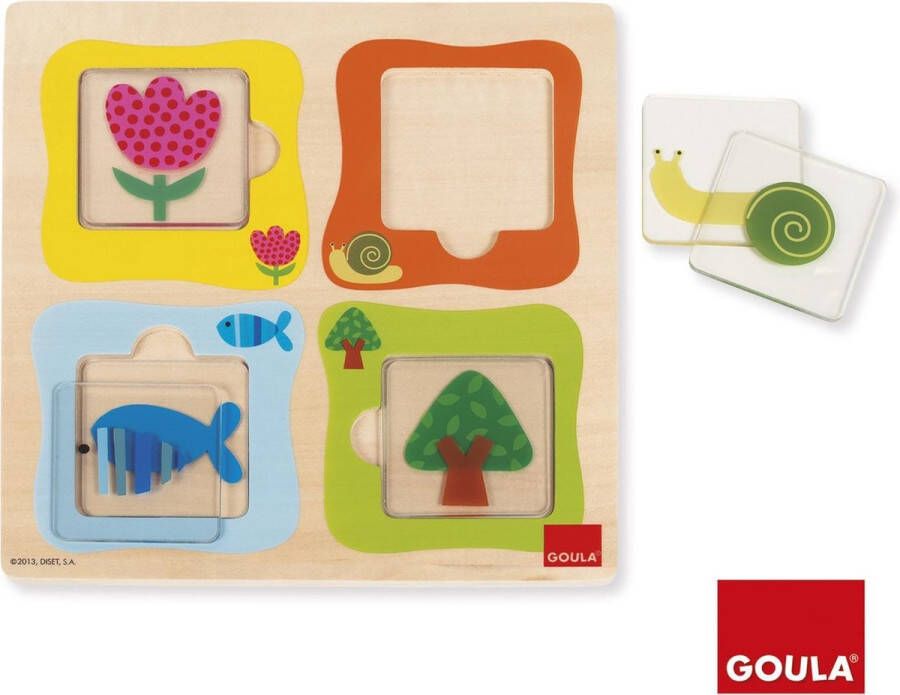 Goula Transparante Slangen Puzzel Kinderpuzzel