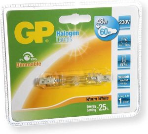 GP -060406-HL Halogeenlamp Recht Energiebesparend R7s 48 W