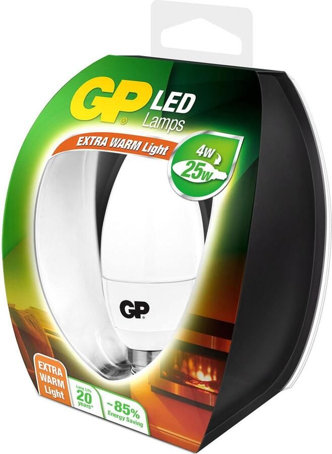 GP LED lamp E14 4W 250Lm kaars extra warm licht