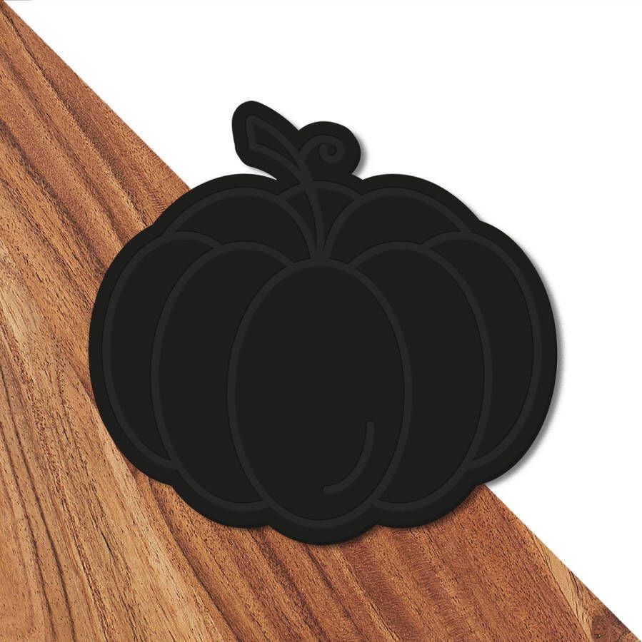 GR Borrelplank Halloween Decoratie plank Acrylic Luxe Serveerplank Pumpkin Pompoen Mat Zwart