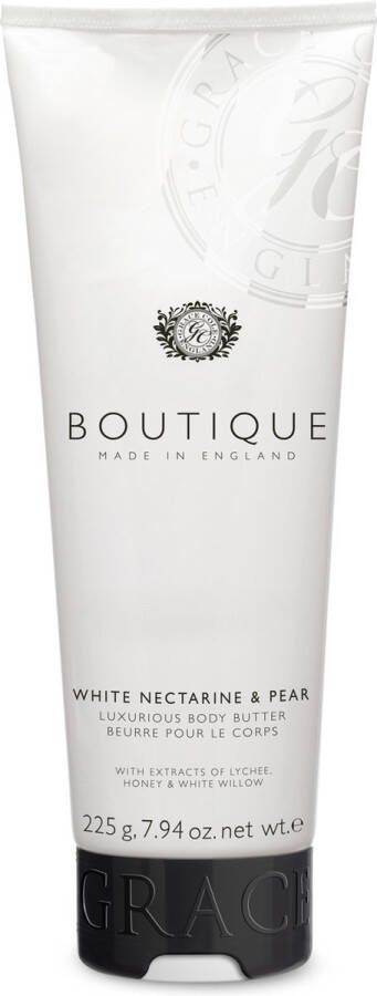 Grace Cole Bodyboter Witte Nectarine en Peer 240 ml Bodycrème