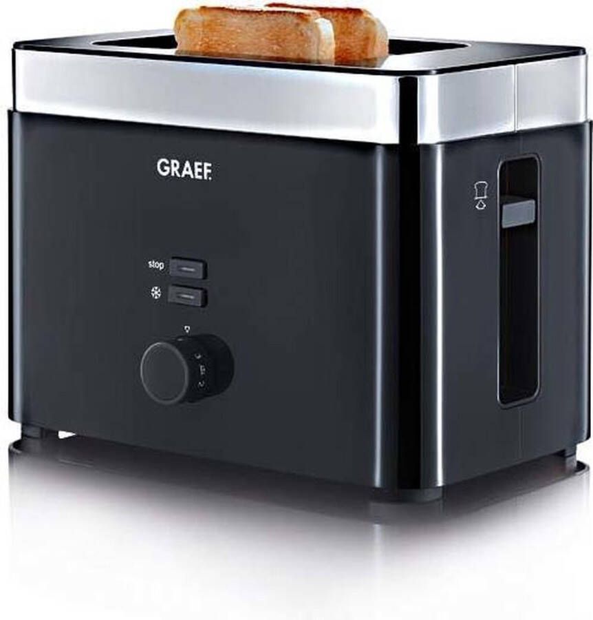 Graef TO 62 Toaster voor 2 sleden zwart