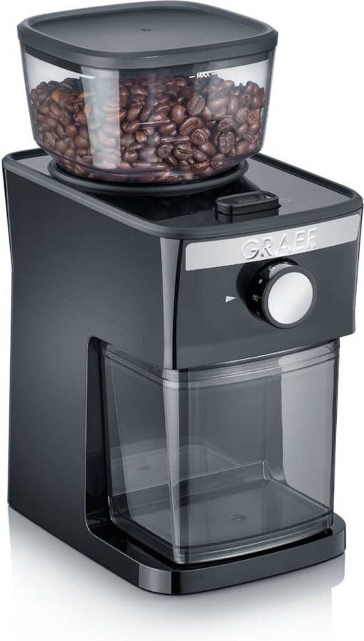 Graef CM252 CM252EU Koffiemolen Zwart RVS maalwerk