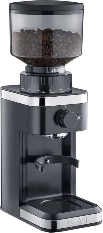 Graef CM502EU Koffiemolen Zwart Stalen kegelmaalwerk