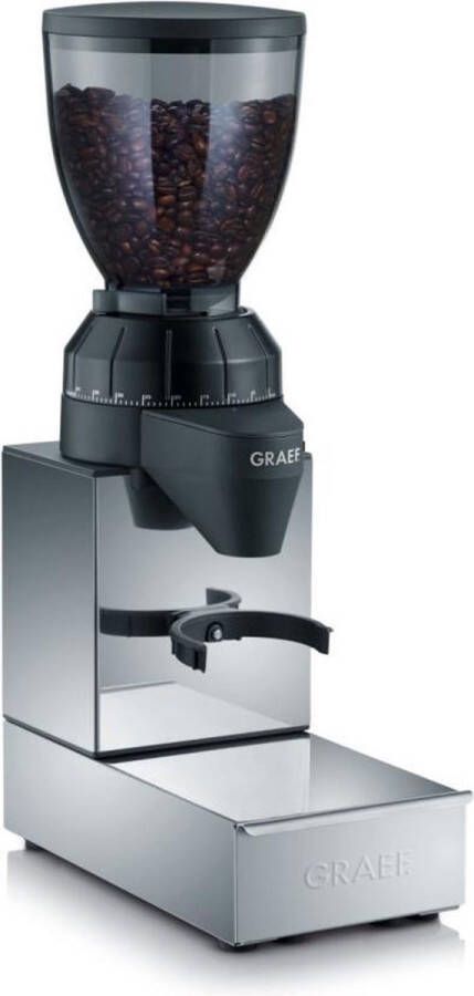 Graef CM850EU Koffiemolen RVS Zwart Stalen kegelmaalwerk