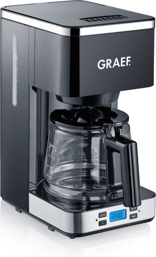 Graef filterkoffieapparaat family line grijs + zwart