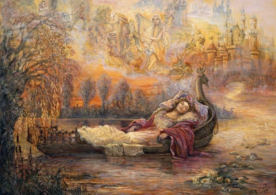 Grafika Legpuzzel 1000 stukjes Dreams of Camelot Josephine Wall puzzel