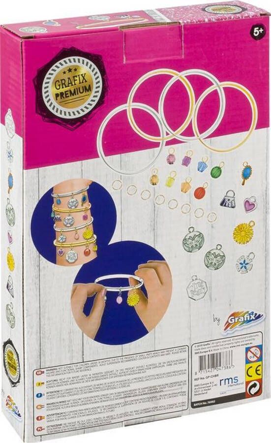 Grafix Armbandjes maken Bedelarmband Sieraden maken Knutselen voor meisjes Armbandjes maken meisjes