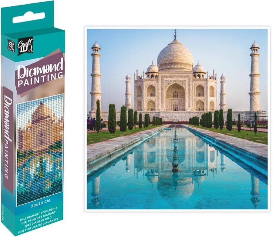 Grafix Craft ID Diamond painting Tai Mahal 20x20cm