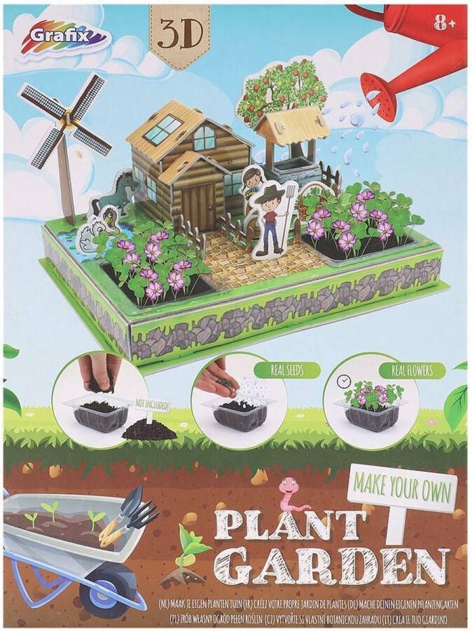 Grafix DIY Mini Tuinbouwpakket Plantentuin Boerderij en Tuin